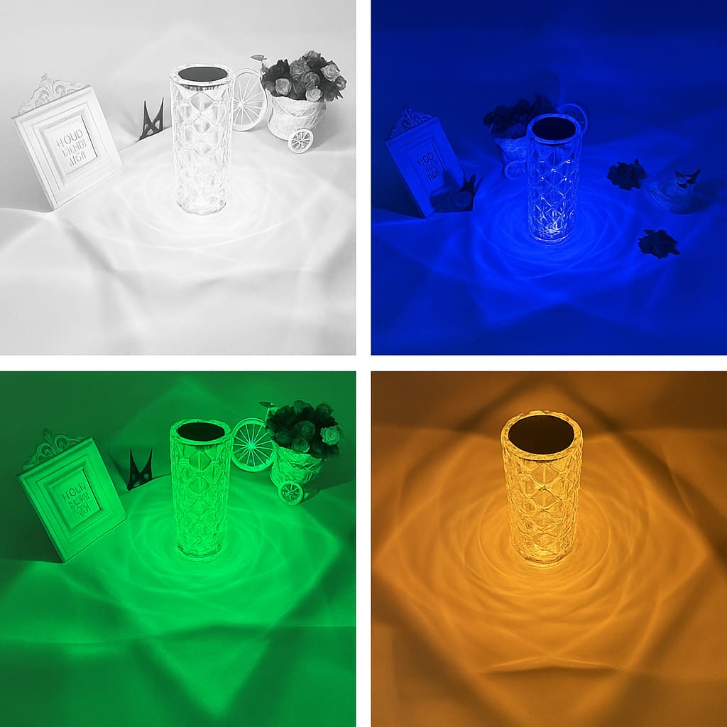 LED Crystal Table Lamp