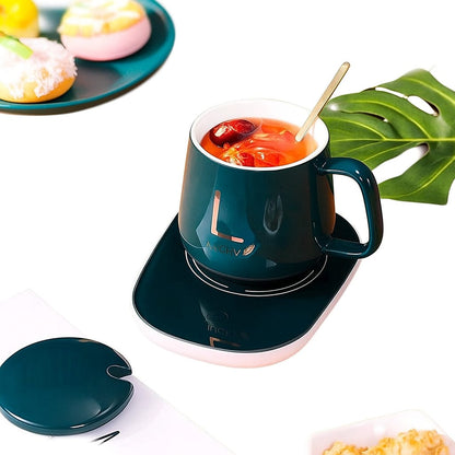 Electric Coffee Mug Warmer Set